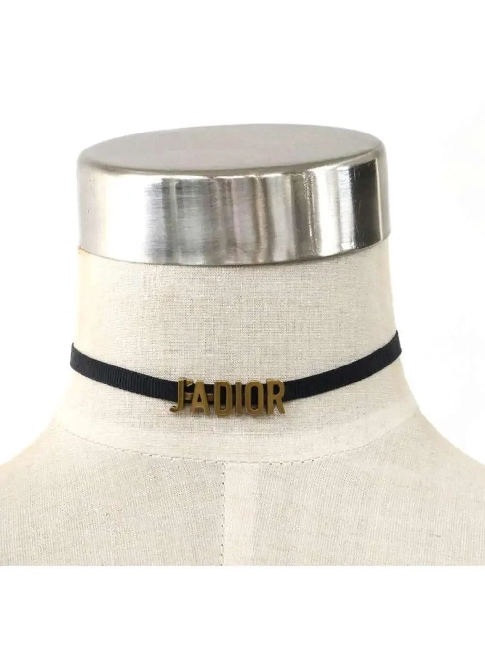 Auth Christian Dior Choker Necklace #293930C16B